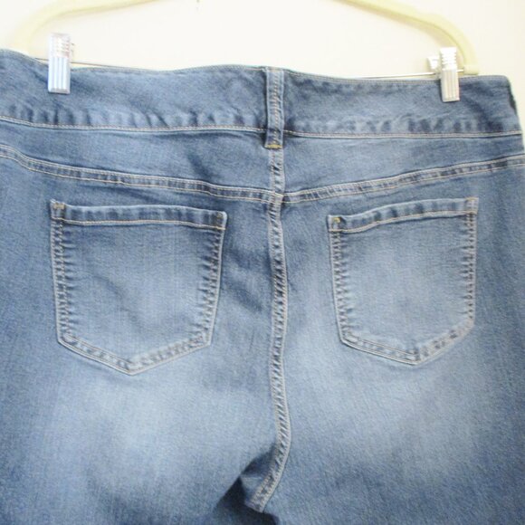Torrid Women's Jegging Jeans, Dark Blue, Stretch, Size 20R - Picture 6 of 13